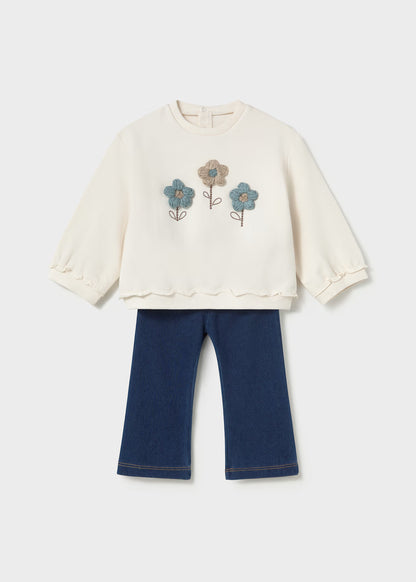 Conjunto sudadera y pantalón bebé Soja – Mayoral, foto 1
