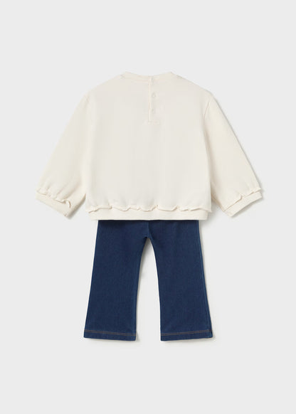 Conjunto sudadera y pantalón bebé Soja – Mayoral, foto 2