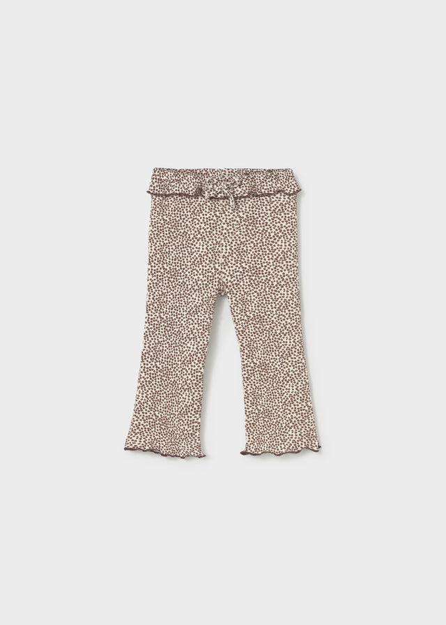 Leggings flare volante bebé