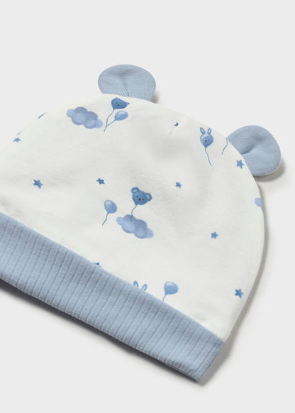 Set de pelele gorro y babero ositos recién nacida Cielo – Mayoral, foto 5