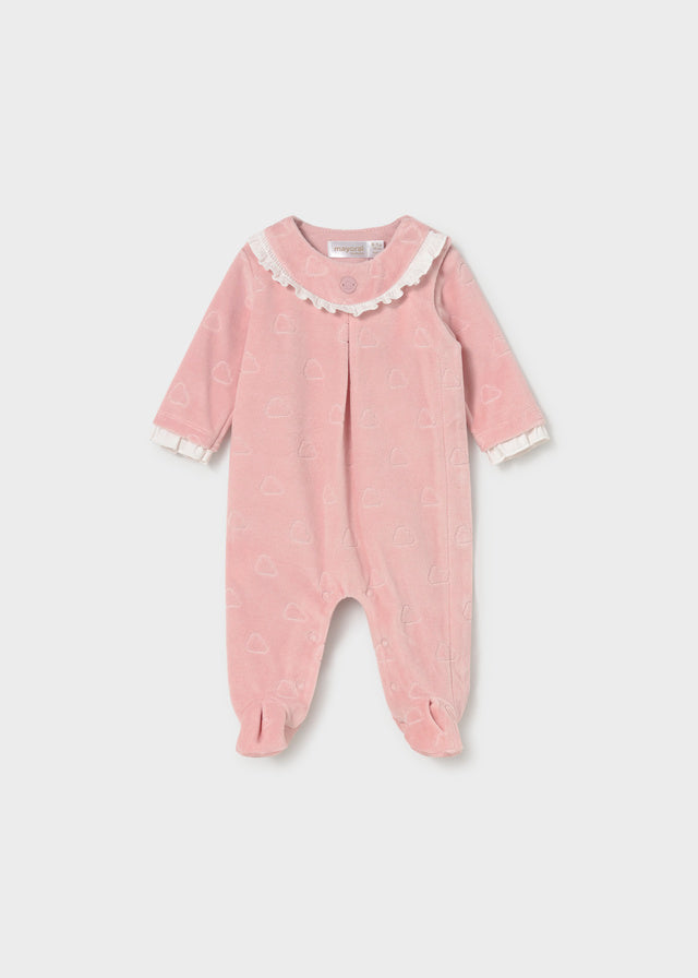 Pijama tundosado recién nacida Rosa baby – Mayoral, foto 1