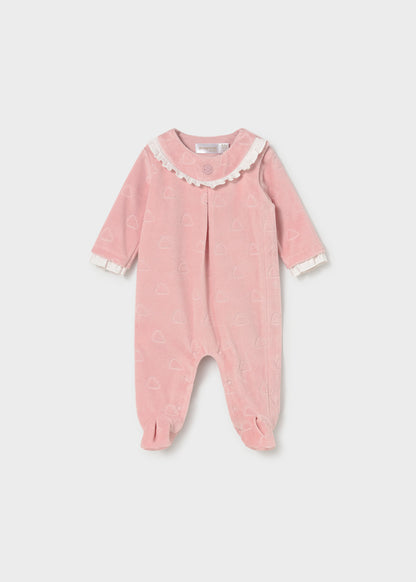 Pijama tundosado recién nacida Rosa baby – Mayoral, foto 1
