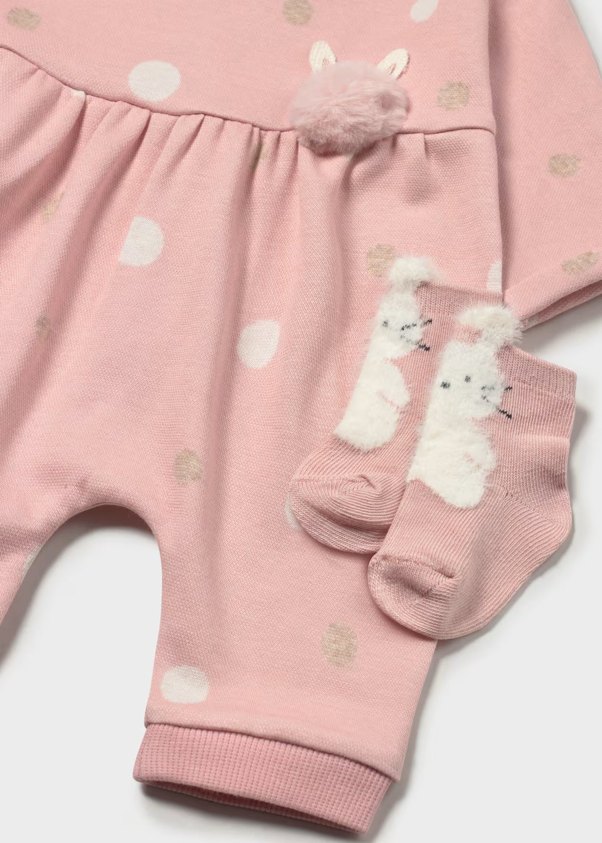 Pijama estampado con calcetines recién nacida Rosa baby – Mayoral, foto 3