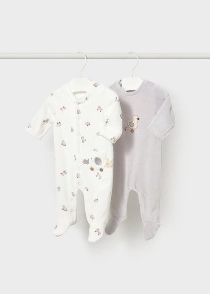 Pack 2 pijamas recién nacido