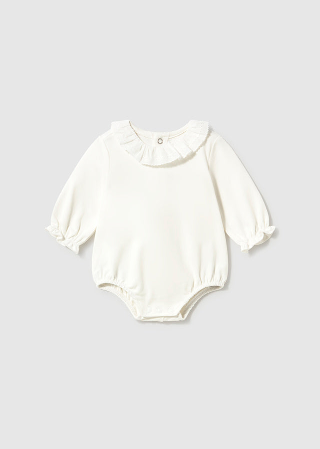 Body cuello recién nacida Crudo – Mayoral, foto 1