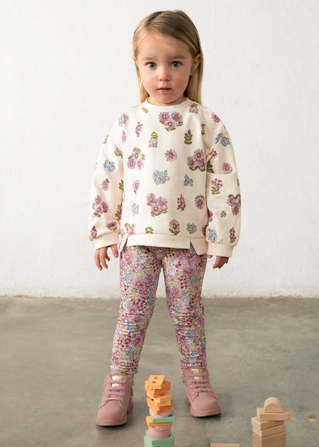 Legging estampado bebé Malva – Mayoral, foto 1