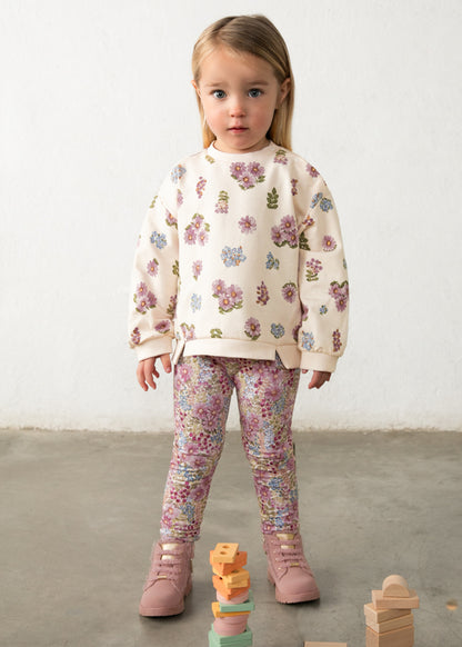 Legging estampado bebé Malva – Mayoral, foto 1