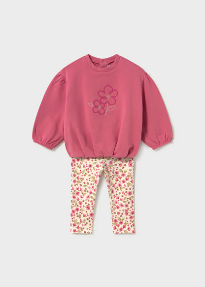 Conjunto legging estampado y sudadera bebé Dulce – Mayoral, foto 1