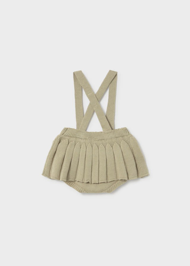 Conjunto 3 piezas falda recién nacida