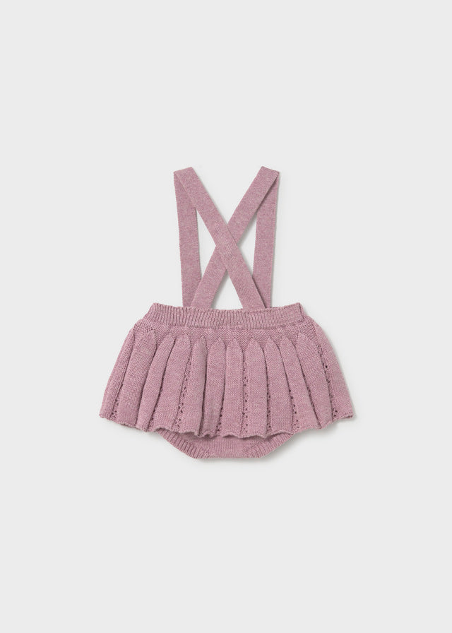 Conjunto 3 piezas falda recién nacida