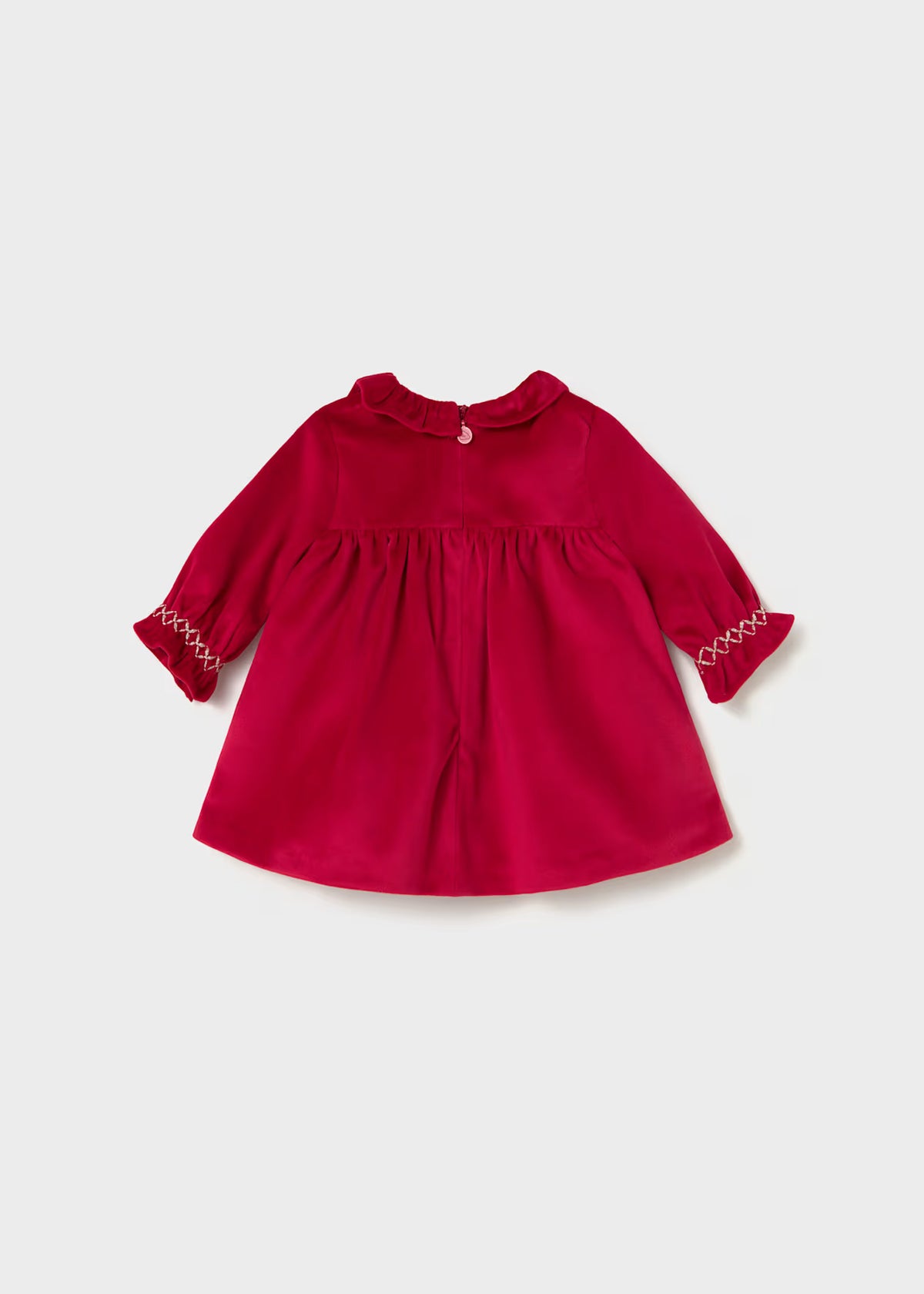 Vestido terciopelo recién nacida Rojo – Mayoral, foto 2