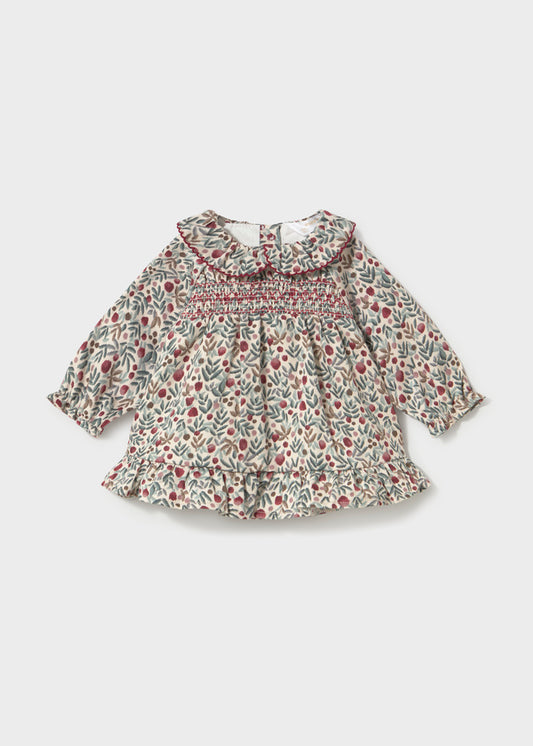 Vestido estampado recién nacida Lirio – Mayoral, foto 1