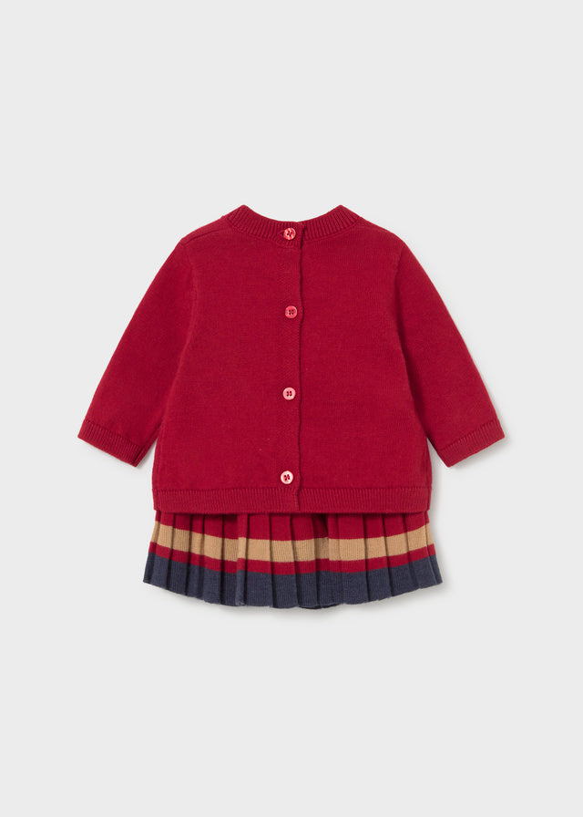 Conjunto falda y jersey recién nacida Rojo – Mayoral, foto 2