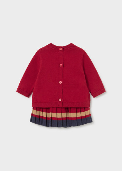 Conjunto falda y jersey recién nacida Rojo – Mayoral, foto 2