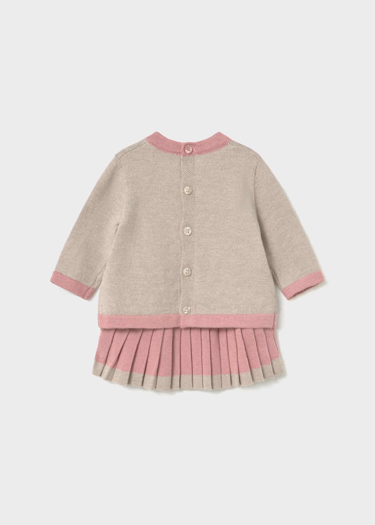 Conjunto falda y jersey recién nacida
