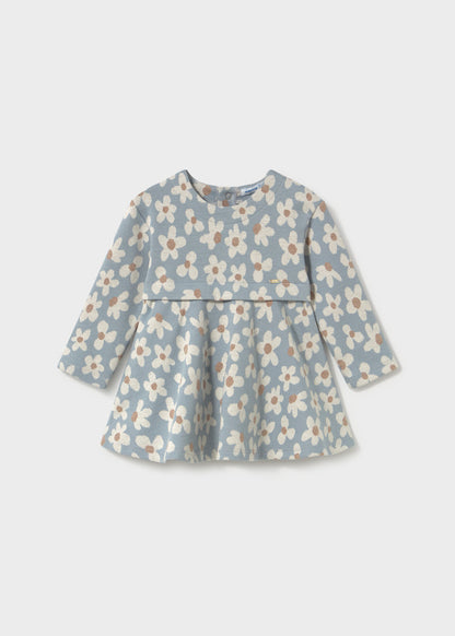 Vestido estampado jacquard bebé