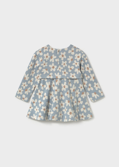 Vestido estampado jacquard bebé
