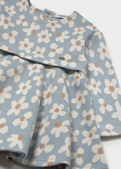 Vestido estampado jacquard bebé