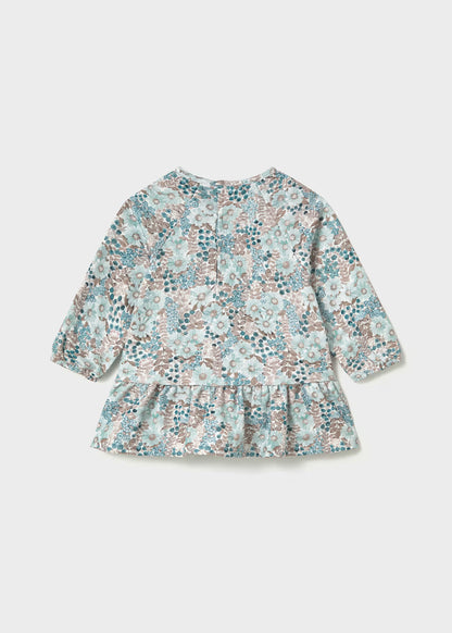 Vestido bambula estampado bebé Lagoon – Mayoral, foto 2