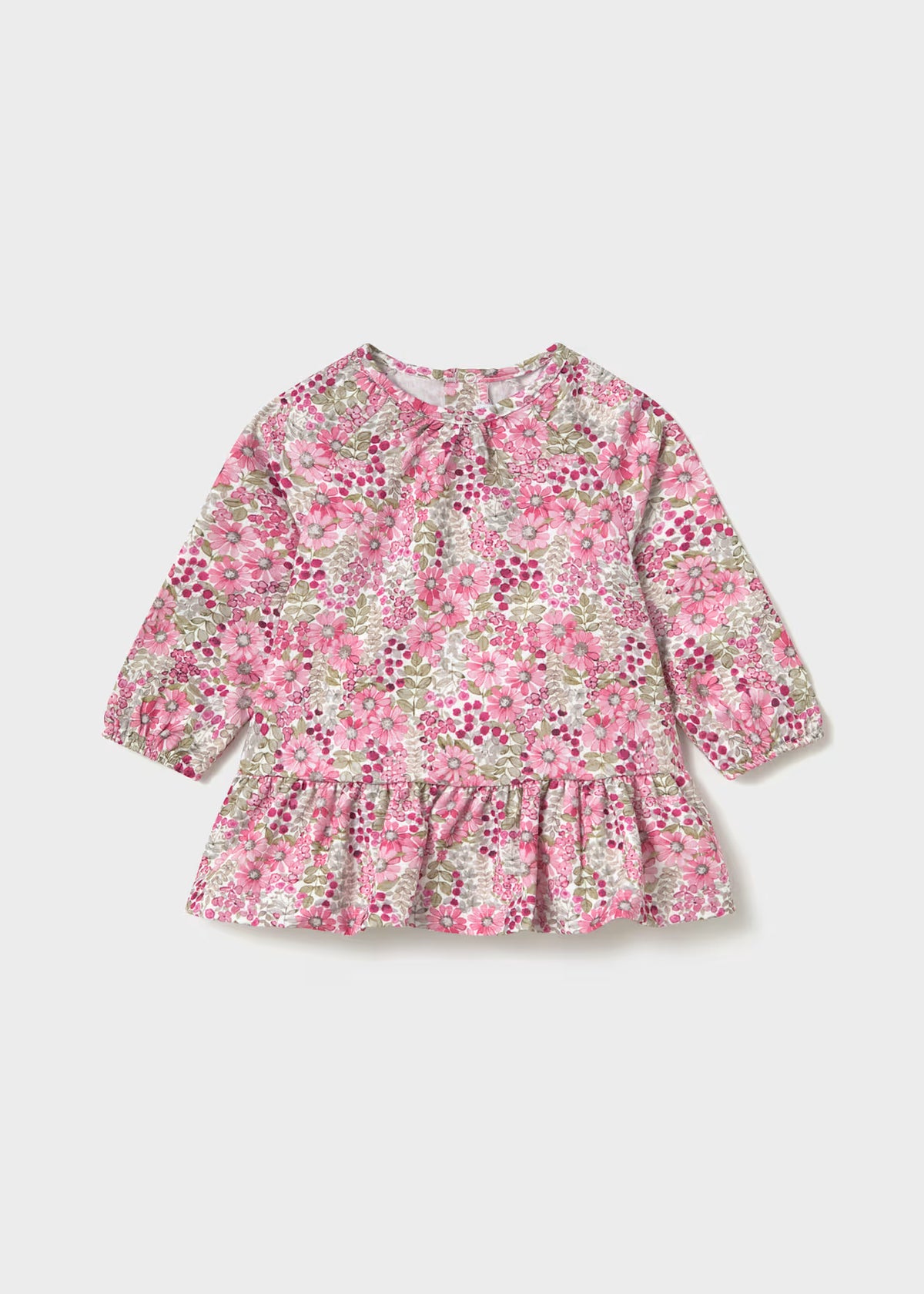 Vestido bambula estampado bebé Pétalo – Mayoral, foto 1