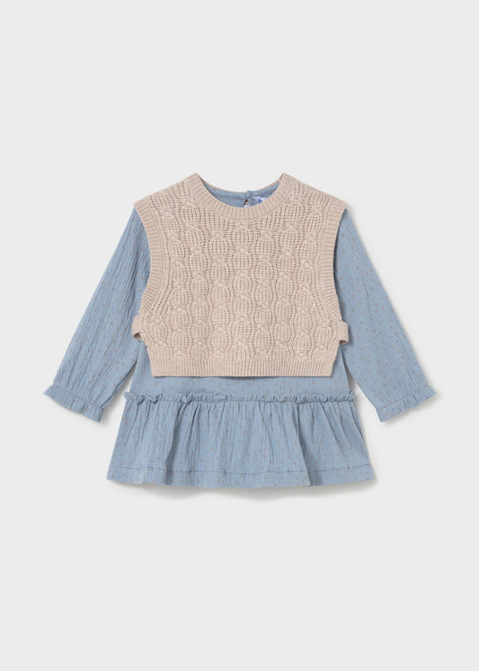 Vestido con chaleco bebé