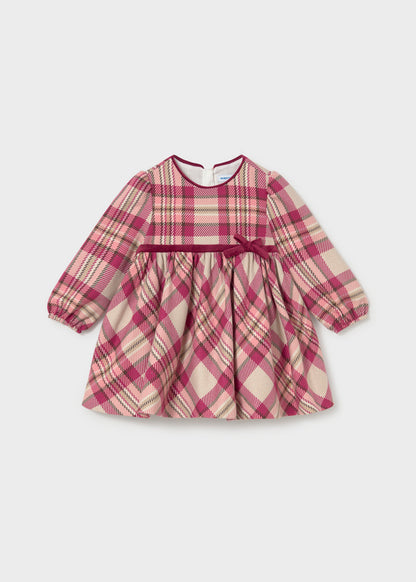 Vestido cuadros bebé Framboise – Mayoral, foto 2