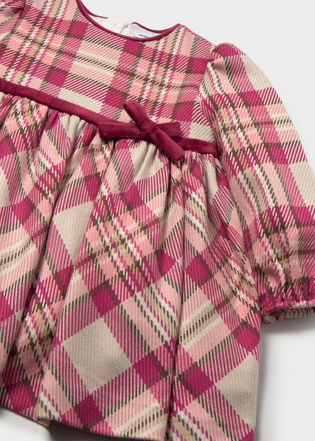 Vestido cuadros bebé Framboise – Mayoral, foto 4