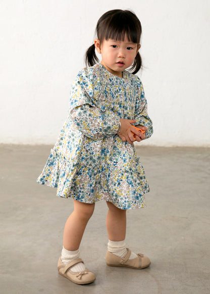 Vestido terciopelo estampado bebé Anís – Mayoral, foto 2