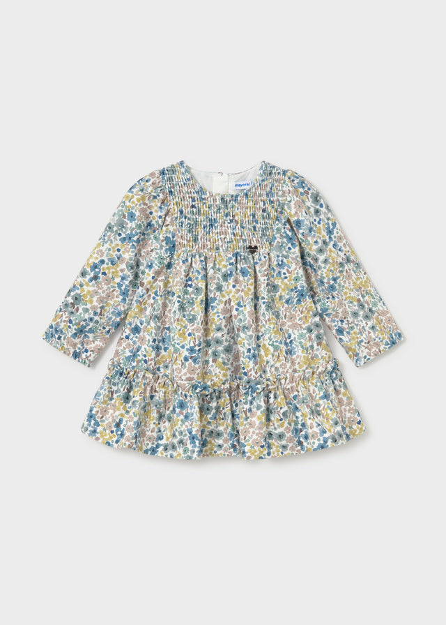 Vestido terciopelo estampado bebé Anís – Mayoral, foto 3