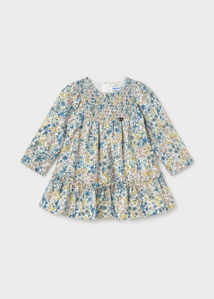 Vestido terciopelo estampado bebé Anís – Mayoral, foto 3