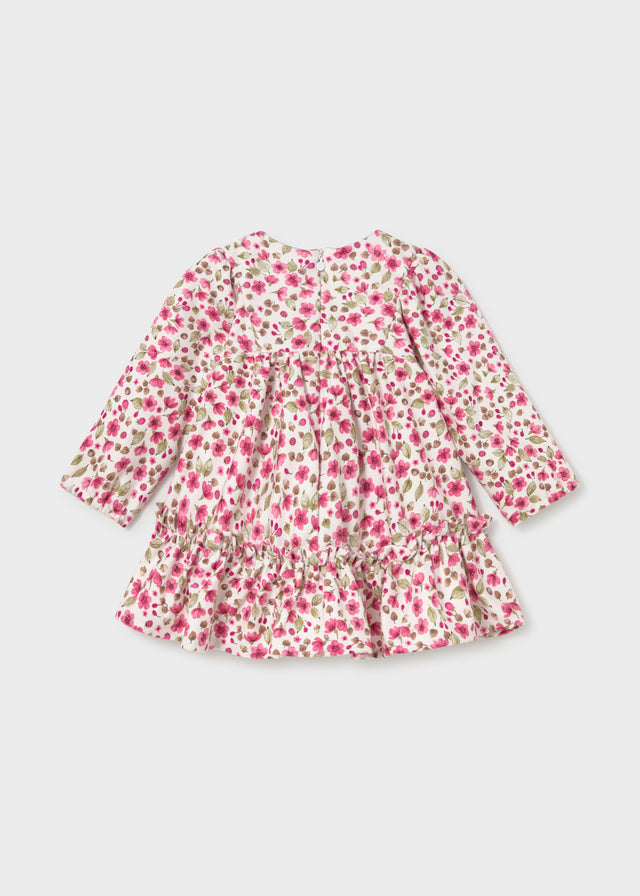 Vestido terciopelo estampado bebé Pétalo – Mayoral, foto 2