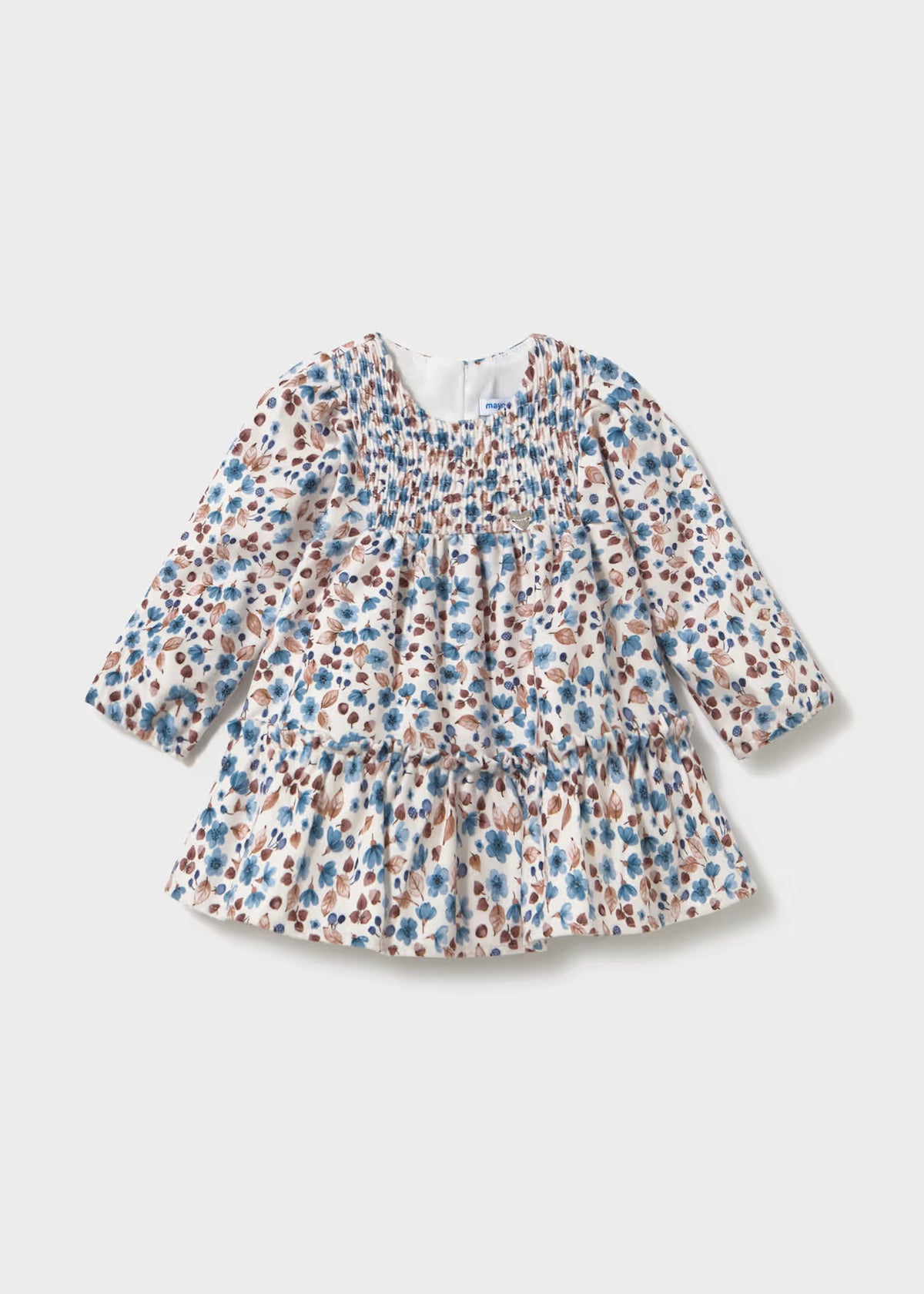 Vestido terciopelo estampado bebé Colibrí – Mayoral, foto 1