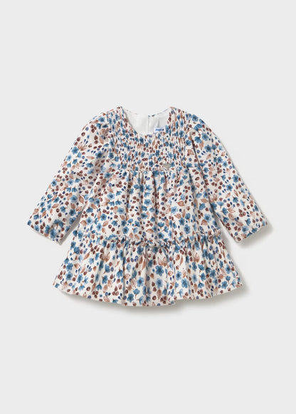Vestido terciopelo estampado bebé Colibrí – Mayoral, foto 1