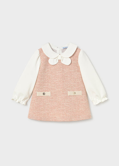 Vestido combinado bebé