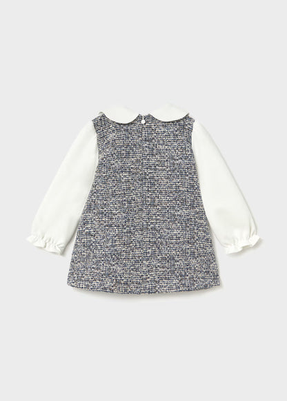 Vestido combinado bebé Marino – Mayoral, foto 2