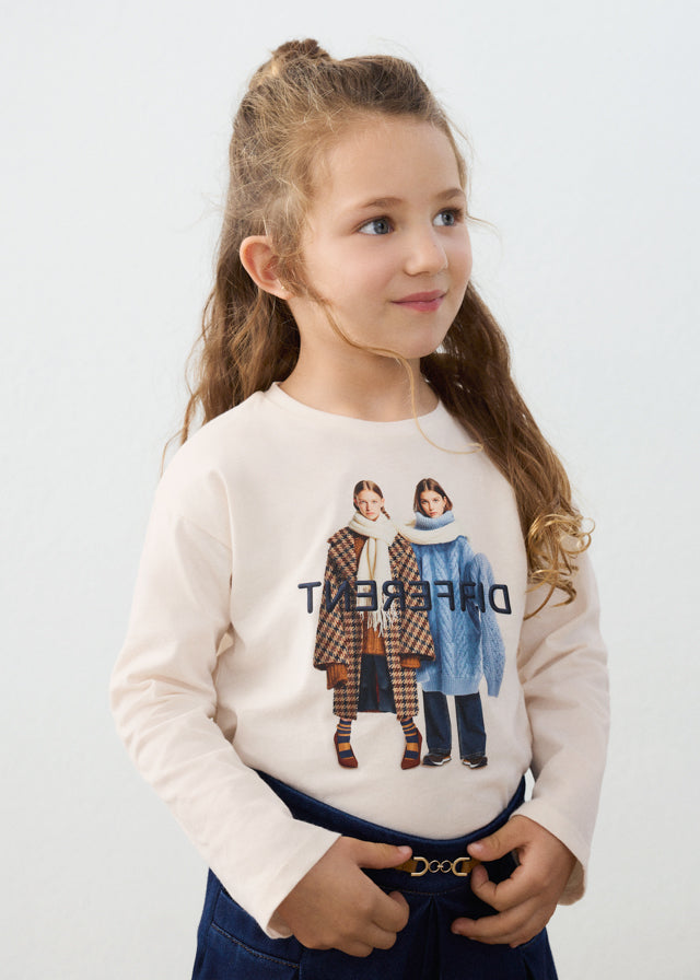 Camiseta manga larga niña