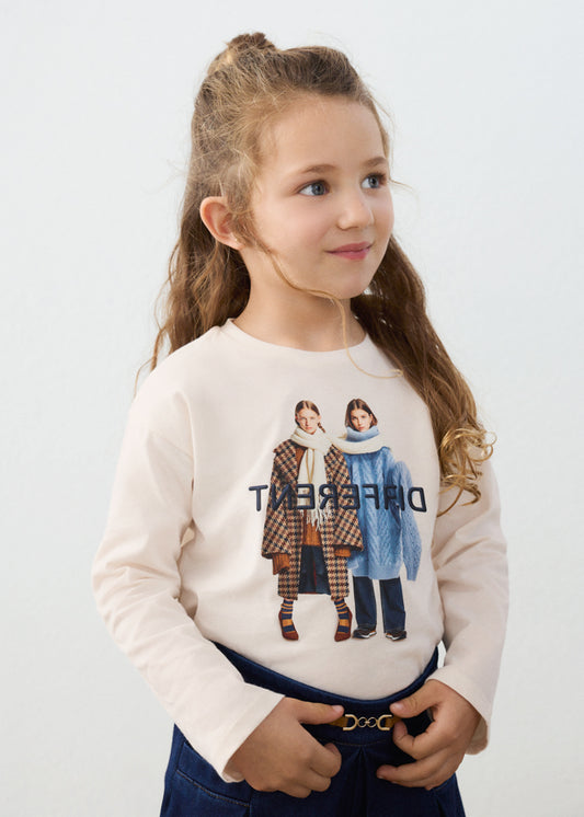 Camiseta manga larga niña