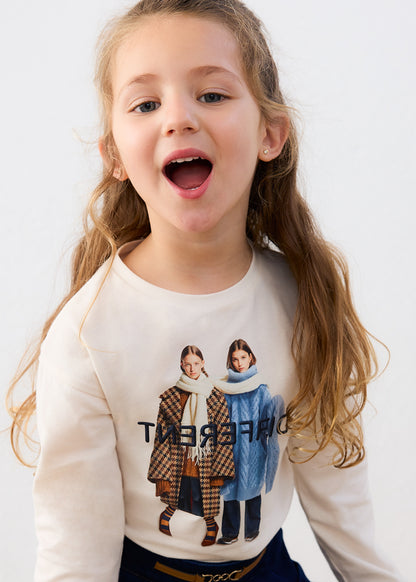 Camiseta manga larga niña