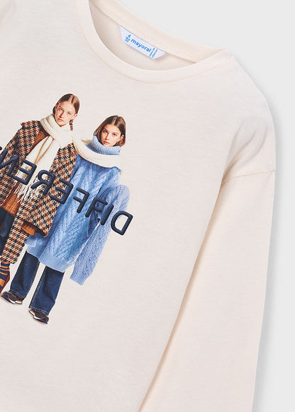Camiseta manga larga niña
