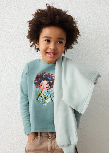 Camiseta manga larga niña