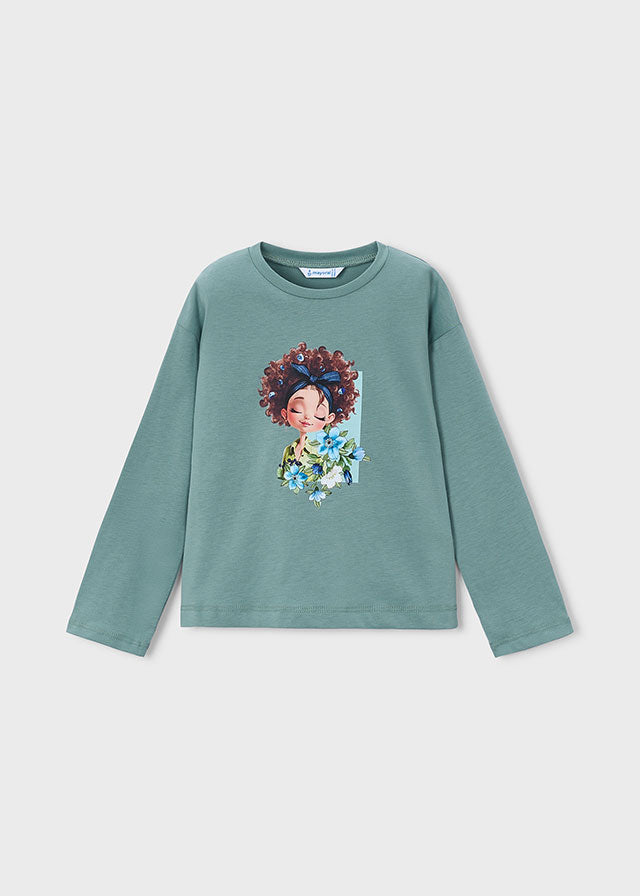 Camiseta manga larga niña