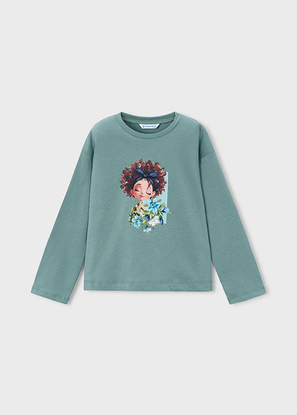 Camiseta manga larga niña