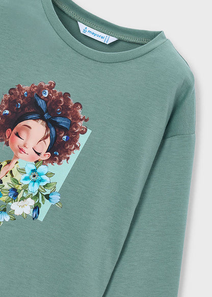 Camiseta manga larga niña