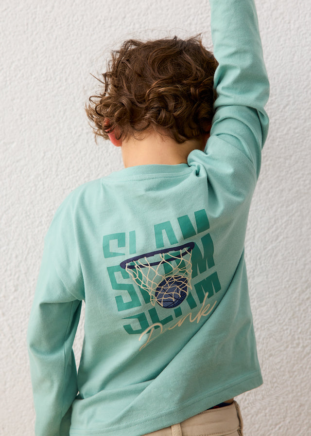 Camiseta serigrafía espalda niño