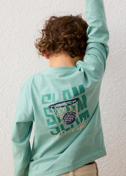 Camiseta serigrafía espalda niño