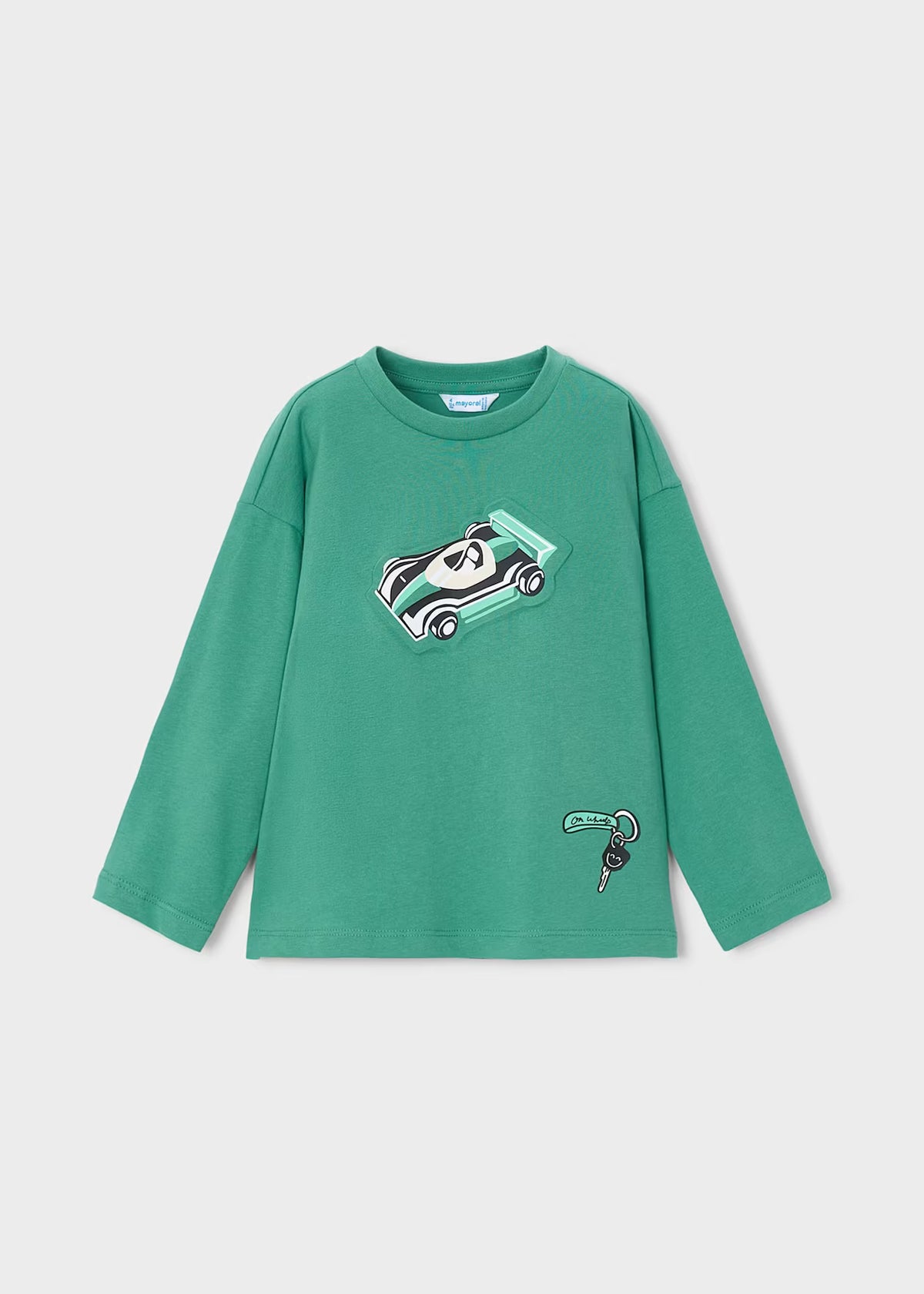 Camiseta vehículo relieve niño