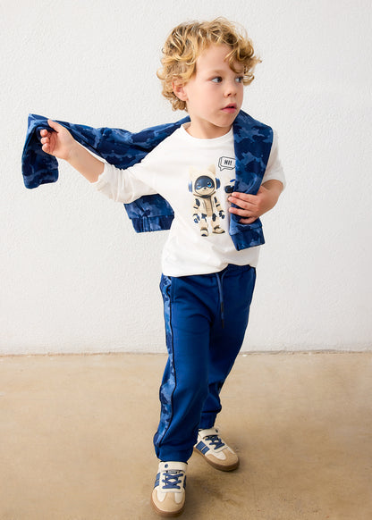 Camiseta robot niño