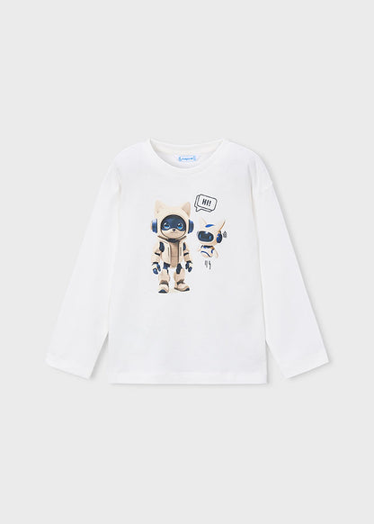 Camiseta robot niño