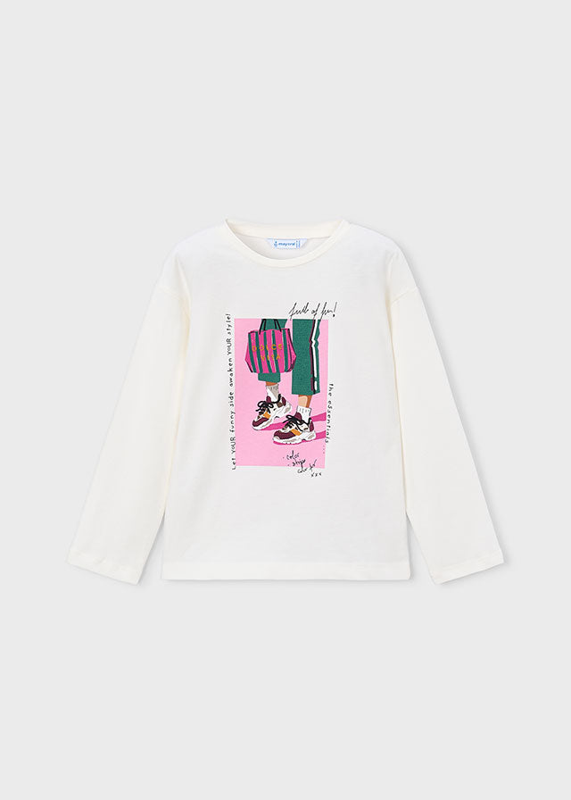 Camiseta serigrafía niña