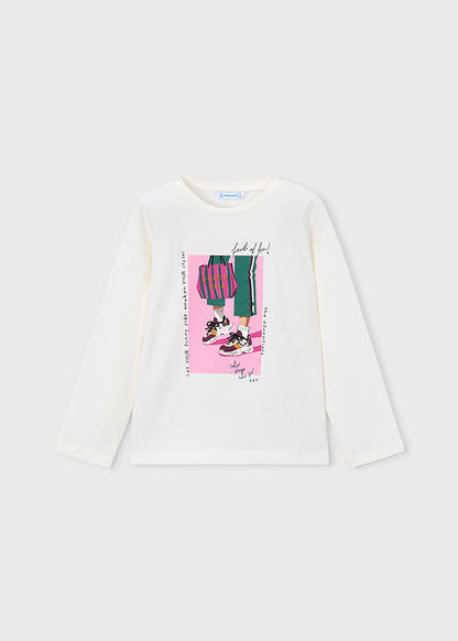 Camiseta serigrafía niña